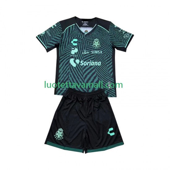 Lapset Santos Laguna 2024-2025 Lyhythihainen Fanipaita ,Vieras