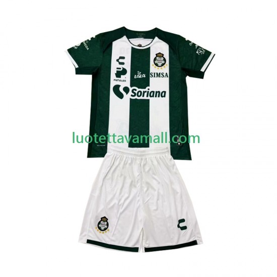 Lapset Santos Laguna 2024-2025 Lyhythihainen Fanipaita ,Koti