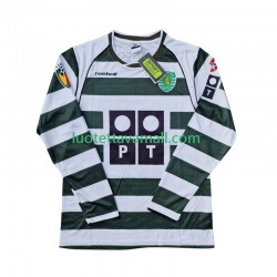 Miehet Sporting CP Cristiano Ronaldo 28 Retro 2001 2003 Pitkähihainen Fanipaita ,Koti