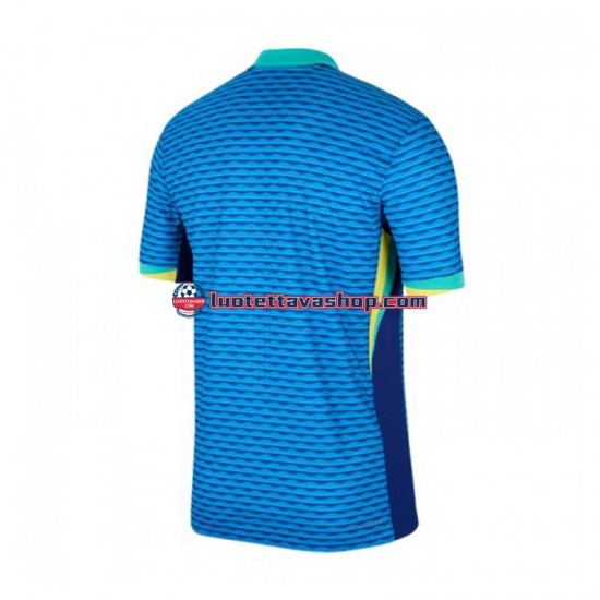 Miehet Brasilia Copa America 2024 Sininen Lyhythihainen Fanipaita ,Vieras