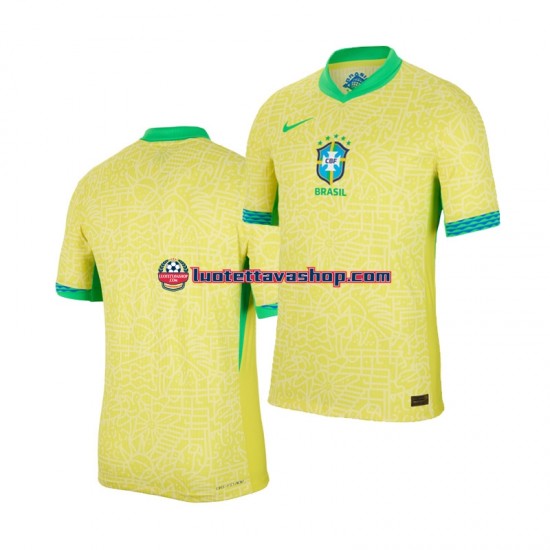 Miehet Brasilia Copa America 2024 Lyhythihainen Fanipaita ,Koti