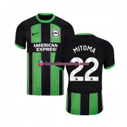 Miehet Brighton Hove Albion Mitoma 22 2023-2024 Lyhythihainen Fanipaita ,Vieras