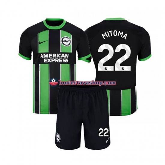 Lapset Brighton Hove Albion Mitoma 22 2023-2024 Lyhythihainen Fanipaita ,Vieras