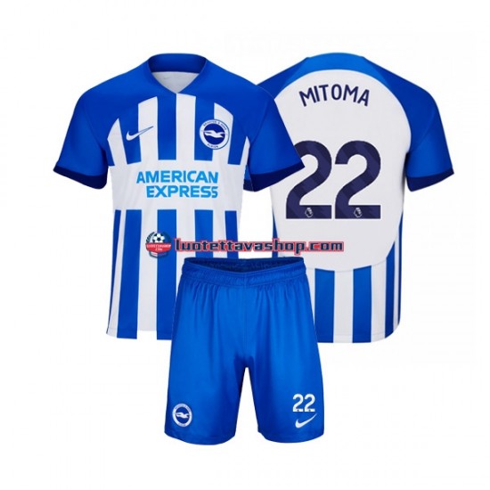 Lapset Brighton Hove Albion Mitoma 22 2023-2024 Lyhythihainen Fanipaita ,Koti