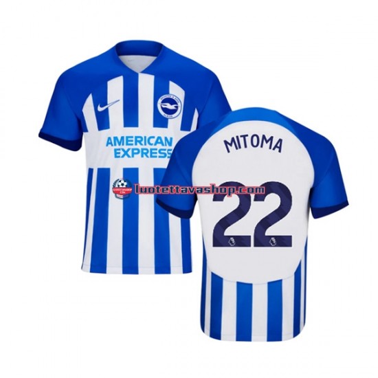 Miehet Brighton Hove Albion Mitoma 22 2023-2024 Lyhythihainen Fanipaita ,Koti