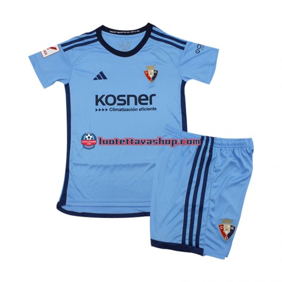 Lapset CA Osasuna 2023-2024 Sininen Lyhythihainen Fanipaita ,Vieras