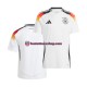 Miehet Saksa Euro 2024 Valkoinen Lyhythihainen Fanipaita ,Koti