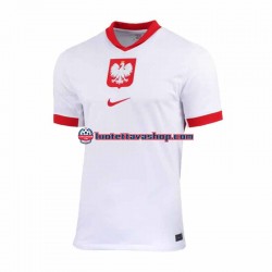 Miehet Puola Euro 2024 Valkoinen Lyhythihainen Fanipaita ,Koti