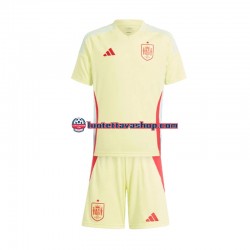 Lapset Espanja Euro 2024 Lyhythihainen Fanipaita ,Vieras