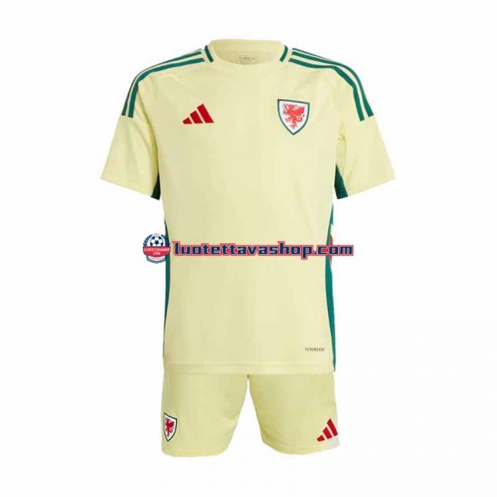 Lapset Wales 2024 Lyhythihainen Fanipaita ,Vieras