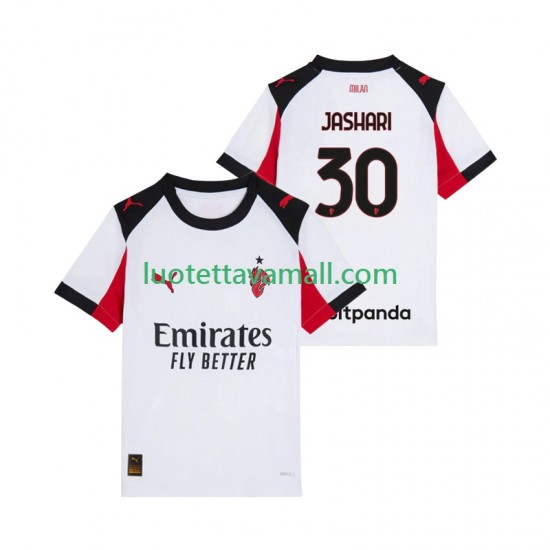Miehet AC Milan Ardon Jashari 30 2025-2026 Lyhythihainen Fanipaita ,Vieras