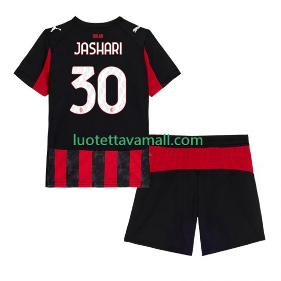 Lapset AC Milan Ardon Jashari 30 2025-2026 Lyhythihainen Fanipaita ,Koti