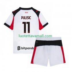 Lapset AC Milan Christian Pulisic 11 2025-2026 Lyhythihainen Fanipaita ,Vieras