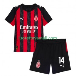 Lapset AC Milan Luca Modric 14 2025-2026 Lyhythihainen Fanipaita ,Koti