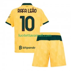 Lapset AC Milan Rafael Leao 10 2025-2026 Lyhythihainen Fanipaita ,Kolmas