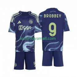 Lapset AFC Ajax Brian Brobbey 9 2025-2026 Lyhythihainen Fanipaita ,Vieras