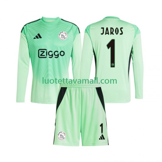 Lapset AFC Ajax Maalivahdin Vitezslav Jaros 1 2025-2026 Pitkähihainen Fanipaita ,Koti