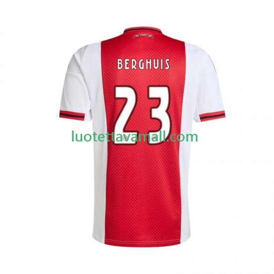 Miehet AFC Ajax Steven Berghuis 23 2025-2026 Lyhythihainen Fanipaita ,Koti