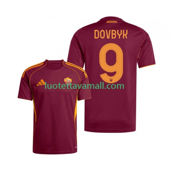 Miehet AS Roma Artem Dovbyk 9 2025-2026 Lyhythihainen Fanipaita ,Koti