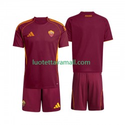 Lapset AS Roma 2025-2026 Lyhythihainen Fanipaita ,Koti
