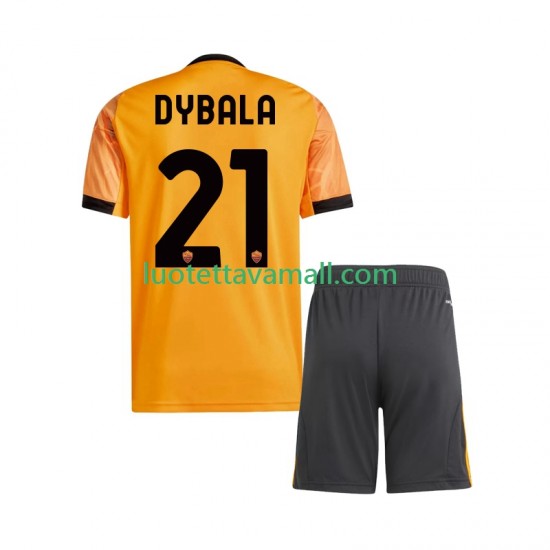 Lapset AS Roma Dybala 21 2025-2026 Lyhythihainen Fanipaita ,Vieras
