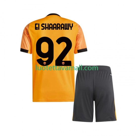 Lapset AS Roma Stephan El Shaarawy 92 2025-2026 Lyhythihainen Fanipaita ,Vieras