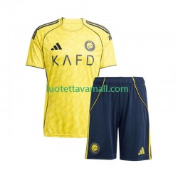 Lapset Al Nassr 2025-2026 Lyhythihainen Fanipaita ,Koti