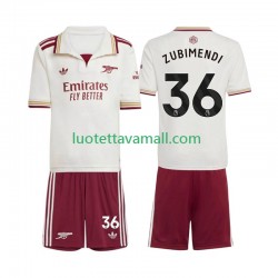 Lapset Arsenal Martin Zubimendi 36 2025-2026 Lyhythihainen Fanipaita ,Kolmas