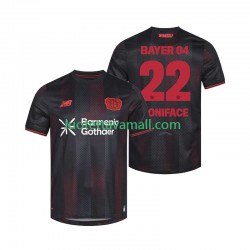 Miehet Bayer 04 Leverkusen Victor Boniface 22 2025-2026 Lyhythihainen Fanipaita ,Koti