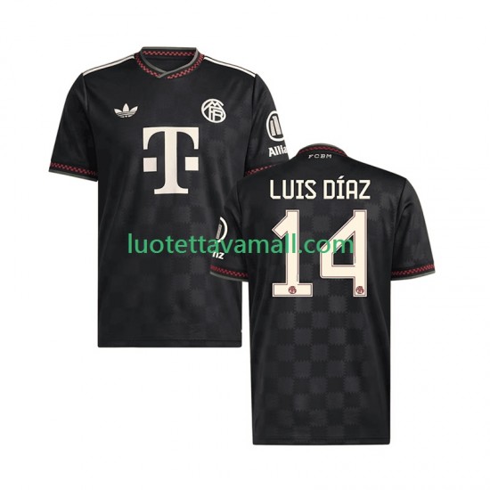 Miehet FC Bayern München Luis Diaz 14 2025-2026 Lyhythihainen Fanipaita ,Kolmas