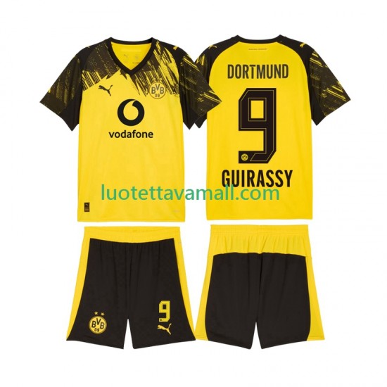 Lapset Borussia Dortmund Serhou Guirassy 9 2025-2026 Lyhythihainen Fanipaita ,Koti