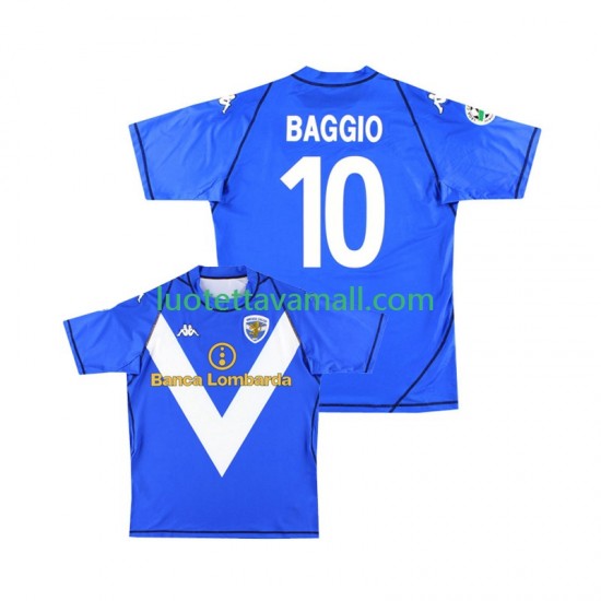 Miehet Brescia Calcio Baggio 10 Retro 2003 2004 Lyhythihainen Fanipaita ,Koti