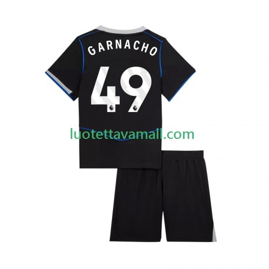 Lapset Chelsea Alejandro Garnacho 49 2025-2026 Lyhythihainen Fanipaita ,Kolmas