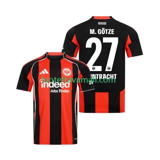Miehet Eintracht Frankfurt Mario Gotze 27 2025-2026 Lyhythihainen Fanipaita ,Koti