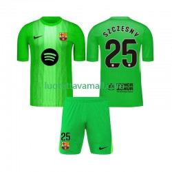 Lapset FC Barcelona Maalivahdin Szczesny 25 2025-2026 Lyhythihainen Fanipaita ,Koti