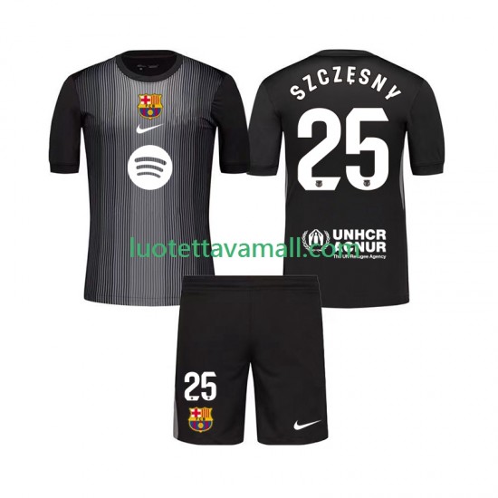 Lapset FC Barcelona Maalivahdin Szczesny 25 2025-2026 Lyhythihainen Fanipaita ,Kolmas