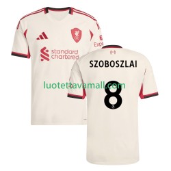 Miehet Liverpool Dominik Szoboszlai 8 2025-2026 Lyhythihainen Fanipaita ,Vieras