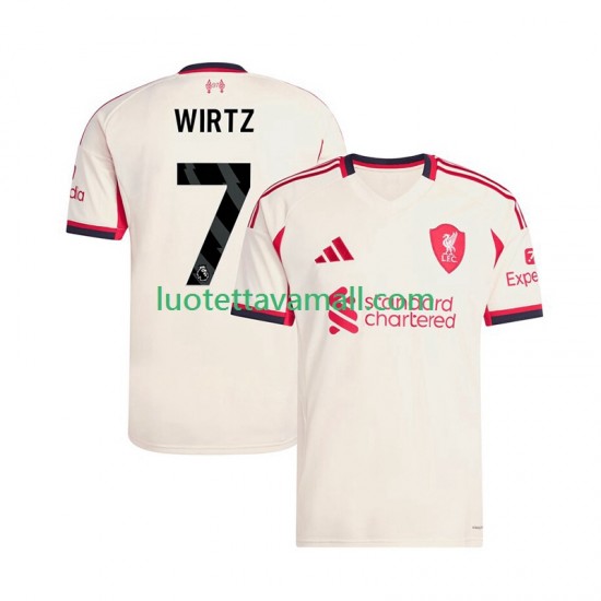 Miehet Liverpool Florian Wirtz 7 2025-2026 Lyhythihainen Fanipaita ,Vieras