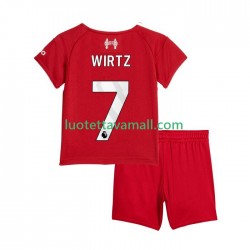Lapset Liverpool Florian Wirtz 7 2025-2026 Lyhythihainen Fanipaita ,Koti