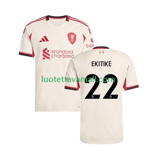 Miehet Liverpool Hugo Ekitike 22 2025-2026 Lyhythihainen Fanipaita ,Vieras