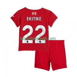 Lapset Liverpool Hugo Ekitike 22 2025-2026 Lyhythihainen Fanipaita ,Koti