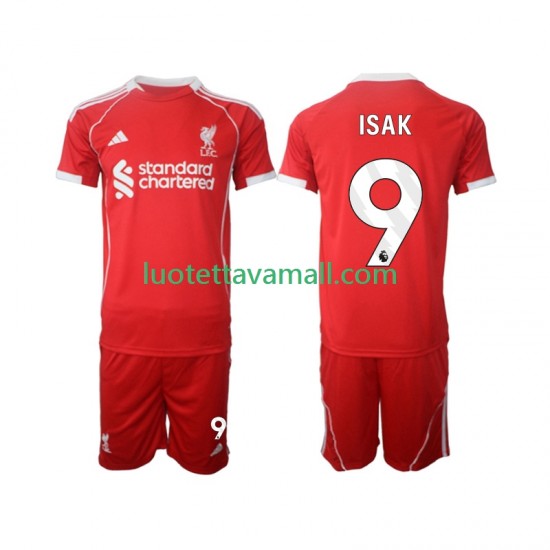 Lapset Liverpool ISAK 9 2025-2026 Lyhythihainen Fanipaita ,Koti