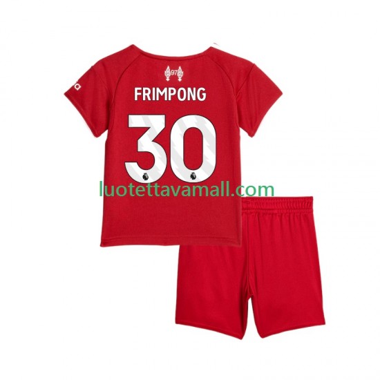 Lapset Liverpool Jeremie Frimpong 30 2025-2026 Lyhythihainen Fanipaita ,Koti