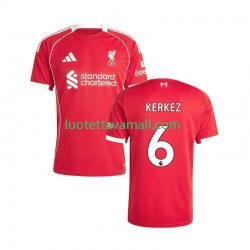 Miehet Liverpool Milos Kerkez 6 2025-2026 Lyhythihainen Fanipaita ,Koti