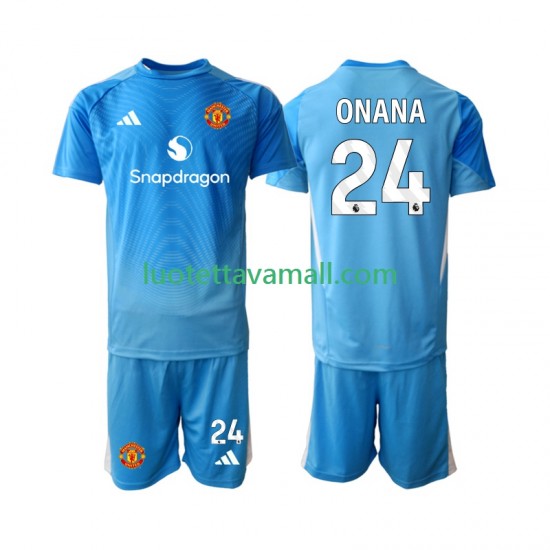 Lapset Manchester United Maalivahdin Andre Onana 24 2025-2026 Lyhythihainen Fanipaita ,Koti