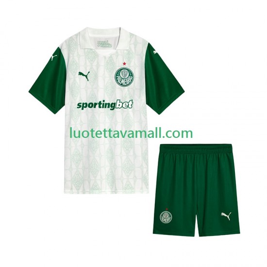 Lapset Palmeiras 2025-2026 Lyhythihainen Fanipaita ,Vieras
