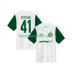 Miehet Palmeiras Estevao 41 2025-2026 Lyhythihainen Fanipaita ,Vieras