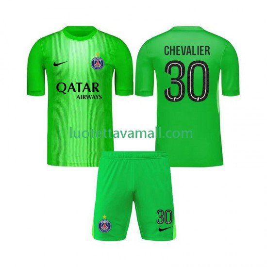 Lapset Paris Saint-Germain Maalivahdin Lucas Chevalier 30 2025-2026 Lyhythihainen Fanipaita ,Vieras