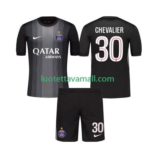 Lapset Paris Saint-Germain Maalivahdin Lucas Chevalier 30 2025-2026 Lyhythihainen Fanipaita ,Koti