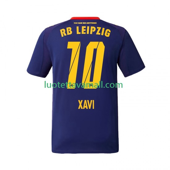 Miehet RB Leipzig Xavi Simons 10 2025-2026 Lyhythihainen Fanipaita ,Vieras